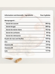 NUWA COMPLÉMENT ALIMENTAIRE FERTILITÉ FEMME
