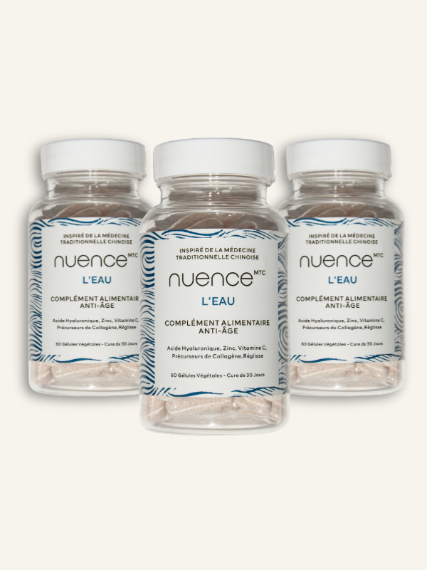 ANTI-AGING-NAHRUNGSERGÄNZUNGSMITTEL - ELEMENT WASSER - DREIMONATIGE KUR