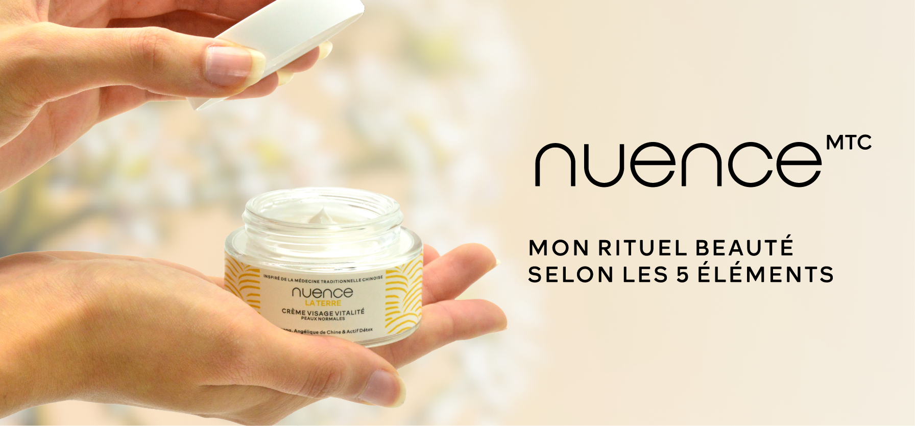 Nuence-MTC bannière ritual beauté selon les 5 elements de la MTC