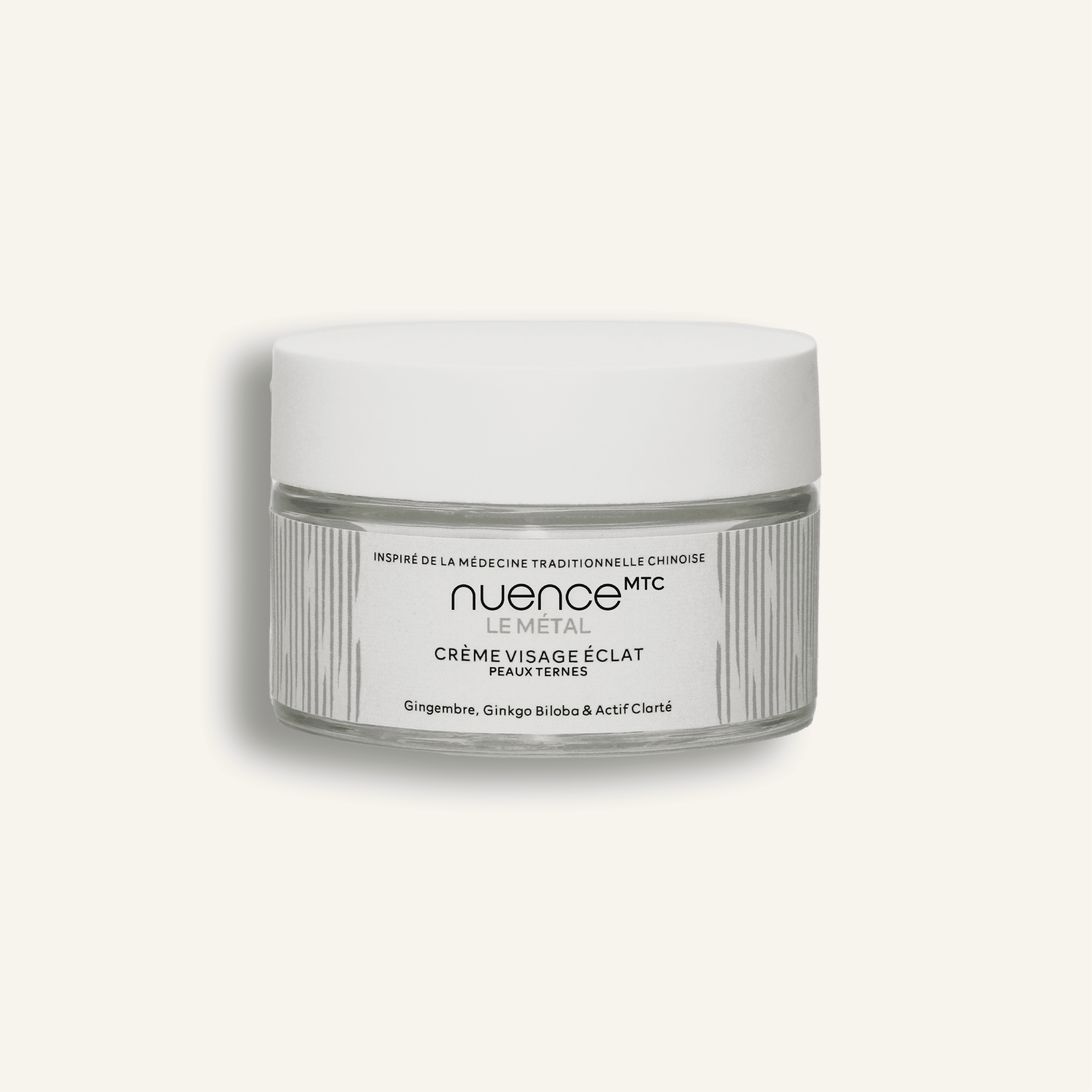 crème visage éclat métal nuence mtc