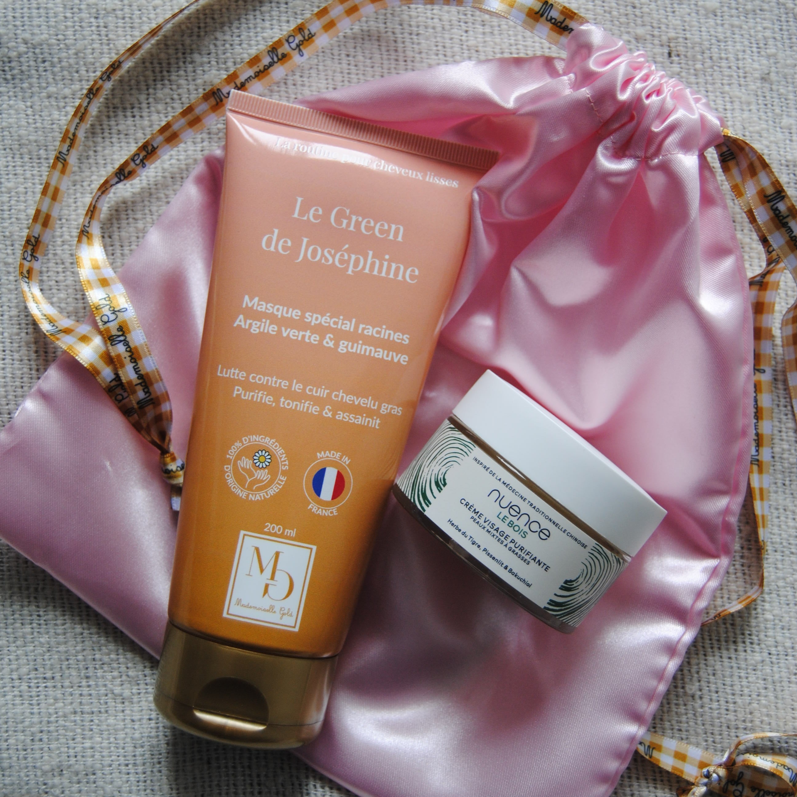 duo purifiant peau et cheveux nuence-mtc mademoiselle gold