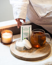 duo antioxydant crème purifiante et thé vert antioxydant nuence-mtc et thé de la pagode