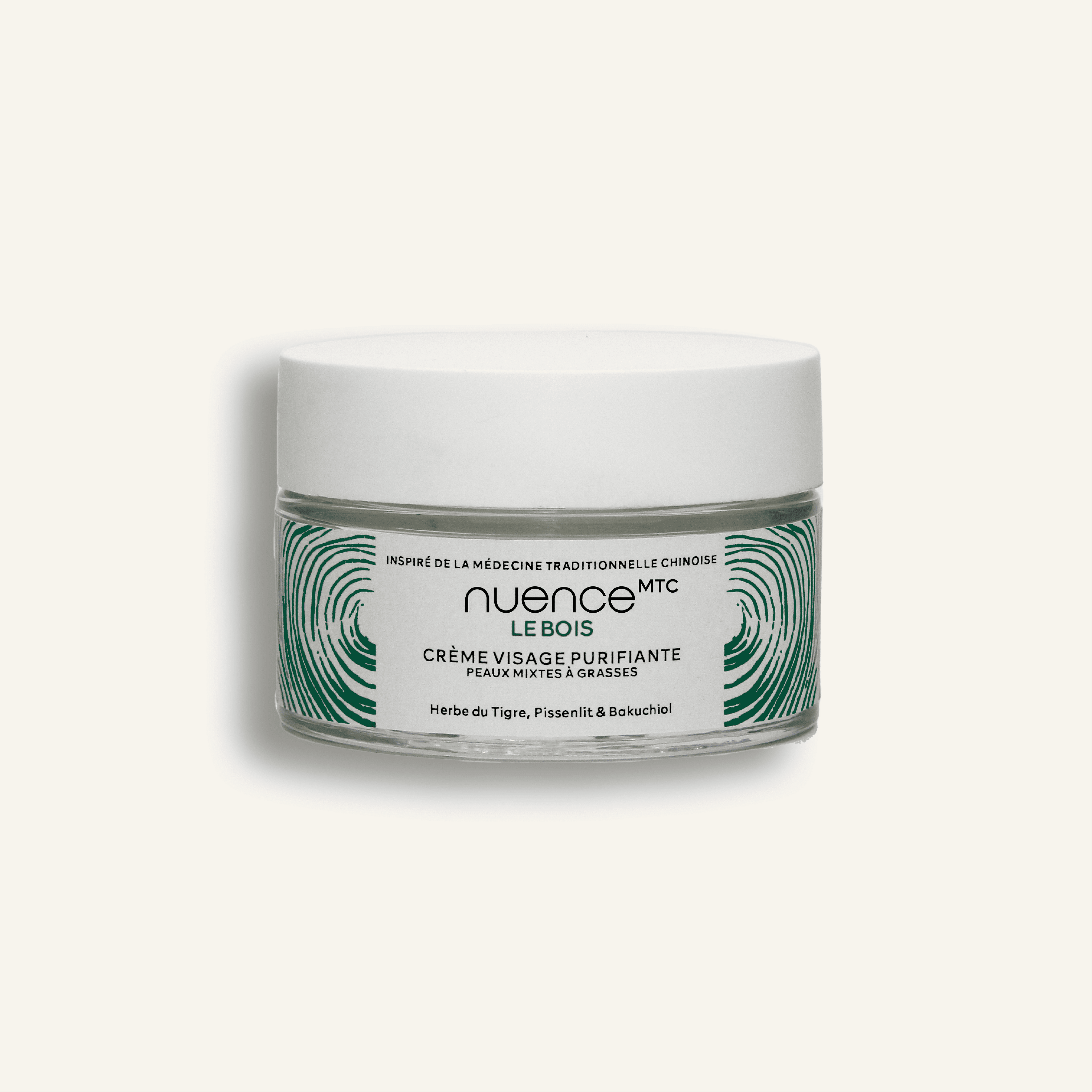 crème visage purifiante bois nuence mtc
