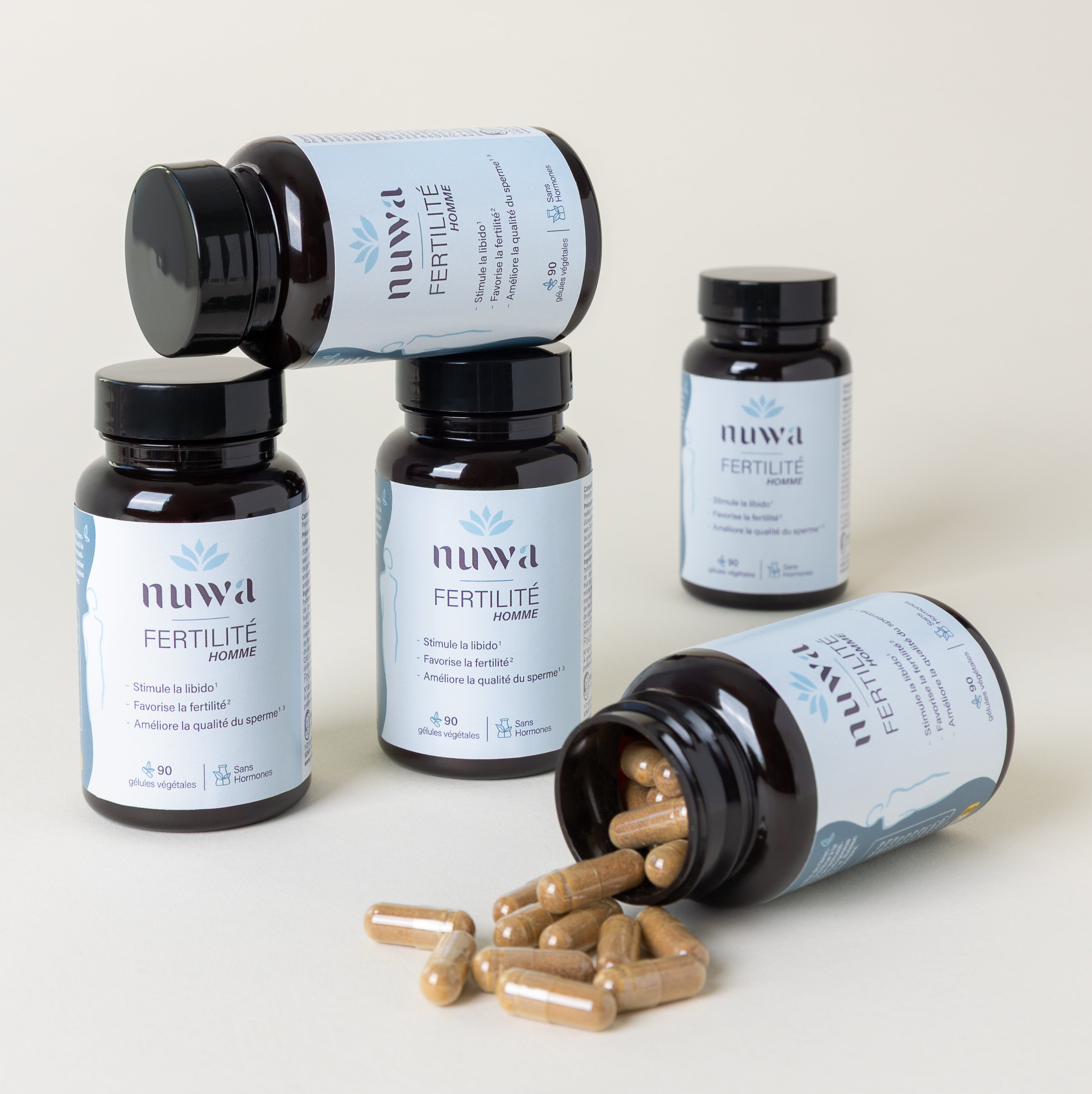 NUWA COMPLÉMENT ALIMENTAIRE FERTILITÉ HOMME - CURE DE 3 MOIS