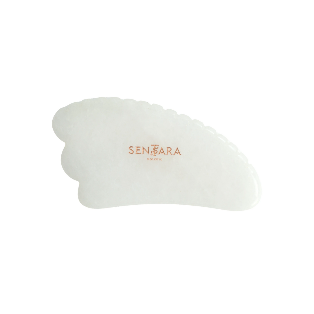 gua sha jade blanc corne a dents sentara